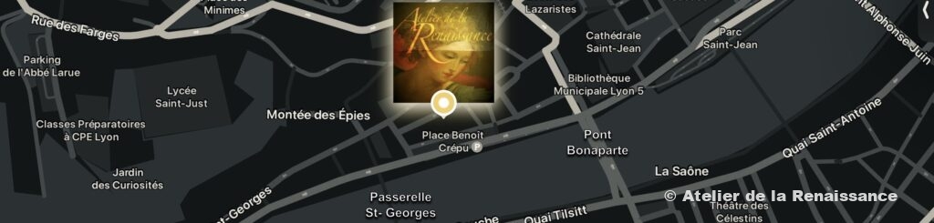 Atelier renaissance Plan accès